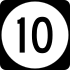 N10 Road shield