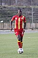 Eric Opoku im Dress der ghanaischen U21-Nationalmannschaft in Bulgarien im November 2010