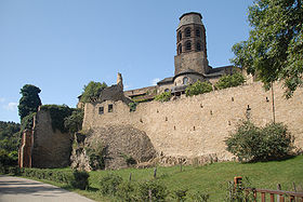 Vue générale de l'abbaye Saint-André.