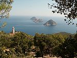 Cape Gelidonya near Finike, the site of the wreck of a Phoenician merchant ship from about 1200 BC