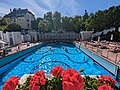 The outdoor wave pool, added in 1927