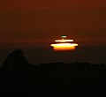 Green flash at sunset