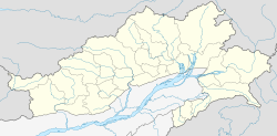 Location of Wakro village in Arunachal Pradesh, India