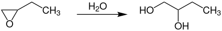 Hydratisierung von 1,2-Epoxybutan zu 1,2-Butandiol ohne Katalysator