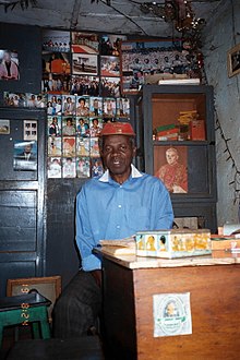 Jacques Toussele in his last studio in Mbouda