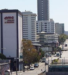 The exterior of a cinema