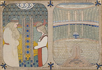 Courting of Aino and Aino Drowns Herself, Joseph Alanen [fi], 1908–1910