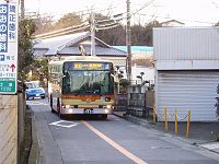 平塚市土屋・寺分バス停付近