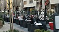 Image 90Croatians in a caffe bar on Petar Preradović Square, also known as "Flowers Square" (Cvjetni trg), in Zagreb (from Culture of Croatia)