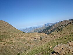 View of mountains in Lenie