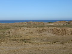 Laoag Sand Dunes facing coast