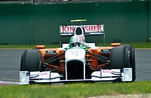 Photo de la Force India VJM03 de Liuzzi à Melbourne