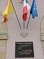 Plaque mémorial combats de juin 1940.