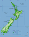 Image 30An annotated relief map (from Geography of New Zealand)