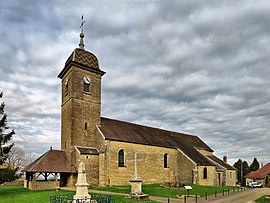 The church in Mercey-le-Grand