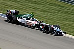 Zsolt Baumgartner, au volant d'un Minardi, lors du Grand Prix des États-Unis 2004.