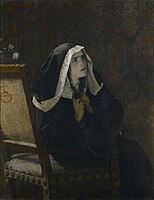 The Nun of Monza, 1865 (from the 1827 novel Promessi Sposi; The Betrothed)