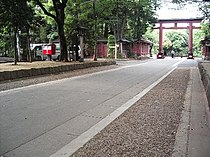 日本冰川神社参道