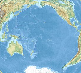 Isla de Pascua ubicada en Océano Pacífico