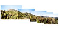 Paisagem, Serra da Baitaca, vista da base em Quatro Barras