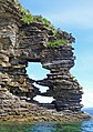 Image 13Jurassic sandstone rock arch on the Strathaird peninsula of Skye Credit: John Allan