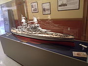 Model of the USS Arizona at the Arizona State Capitol Museum.