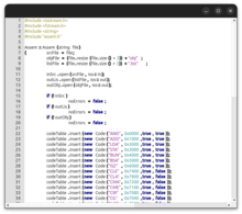 QScintilla C++ Lexer Example