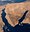 صورة فضائية لشبه جزيرة سيناء