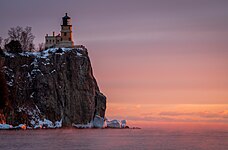 Split Rock Lighthouse, Minnesota, on the shores of Lake Superior by MichaelDPhotos