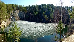 Lake in Sysertsky District