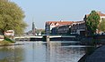 Kleine Weser mit Museum Weserburg auf dem Teerhof und Kirchtürme St. Stephani