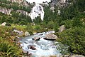 Il fiume Toce a valle dell'omonima cascata