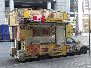 An ornate food truck in Toronto