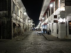 Vigan Heritage Village Calle Crisologo-Encarnacion night view