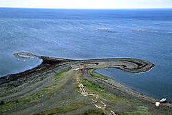 Ponta sul da Olândia vista do farol Långe Jan