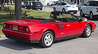 Ferrari Mondial 3.2 Cabriolet, rear view