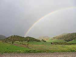 Rainbow over Aguelmous