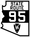 SR 95 route marker