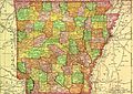 Image 30Rand McNally map of Arkansas, 1895 (from History of Arkansas)