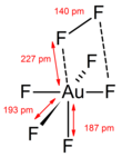 Gold heptafluoride