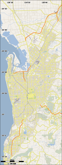 Torrens Island is located in Greater Adelaide