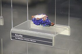 Azurite from Bandung, Indonesia