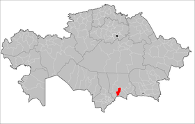 Localisation de District de Bayzak