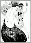 The Peacock Skirt Illustration till Salome, 1892