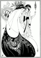 『サロメ』ビアズリーがオスカー・ワイルドの戯曲のために描いた挿絵。1892年