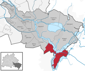 Localisation de Berlin-Schmöckwitz