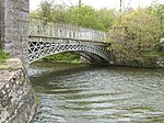Bridge at the mouth of the Afon Ogwen (partly in Llandygai community)