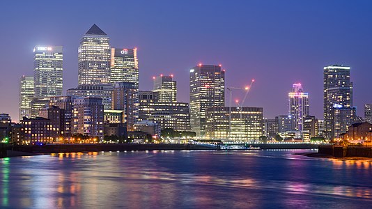 Canary Wharf, by King of Hearts