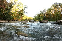 The Chagrin River as viewed from North Chagrin Reservation