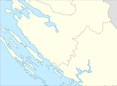 Location map of Zadar and Zadar hinterland